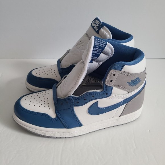 NEW Nike Air Jordan High OG True Blue Shoes DZ5485-410 Size 4 Womens 5.5 Blue main image 6